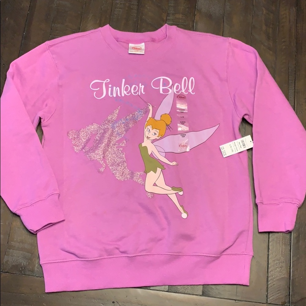 Disney Tinker Bell Sweatshirt size L 10